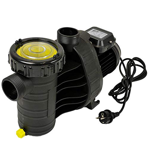 Pompe de filtration auto-amorçante POOL Total Aqua Plus 8, avec son corps de préfiltre intégré