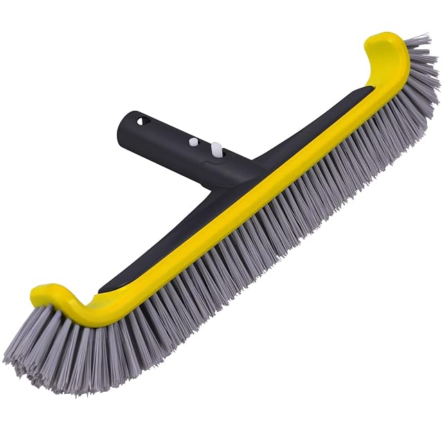 Tête d’aspiration de bassin manuelle lestée POOLAZA de 35 cm de large sur huit roulettes